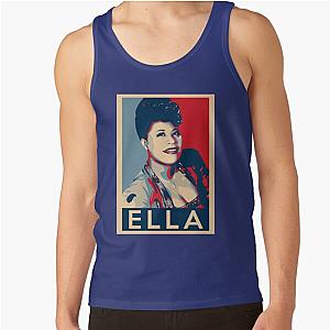 Ella Fitzgerald Hope Poster - Sizes of Jazz History Poster Tank Top