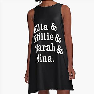 Ella  Billie  Sarah  Nina. - Great Ladies of Jazz  	 A-Line Dress