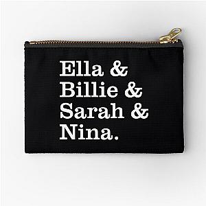 Ella  Billie  Sarah  Nina. - Great Ladies of Jazz  	 Zipper Pouch