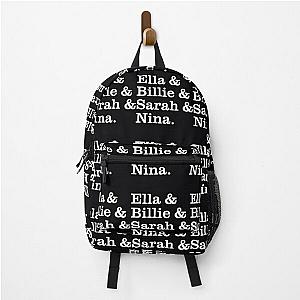 Ella  Billie  Sarah  Nina. - Great Ladies of Jazz  	 Backpack