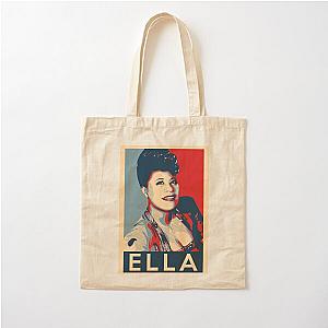 Ella Fitzgerald Hope Poster - Sizes of Jazz History Poster Cotton Tote Bag