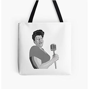 Ella Fitzgerald All Over Print Tote Bag