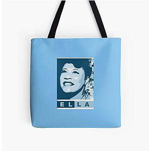 Ella Fitzgerald All Over Print Tote Bag