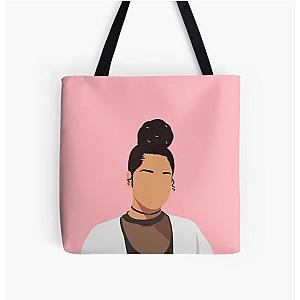 Ella Mai Pink All Over Print Tote Bag