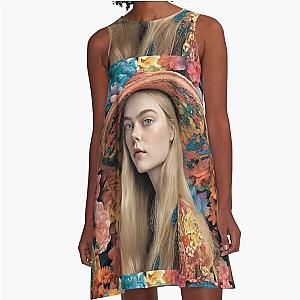 Elle Fanning A-line Dress