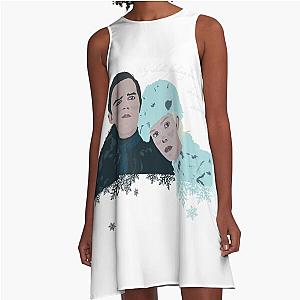 The Great Season 3 Nicholas Hoult Elle Fanning Ice A-Line Dress