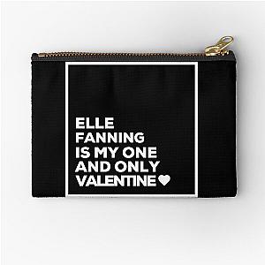 Elle Fanning Is My One Valentine Zipper Pouch