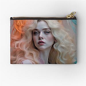 Soft image with Elle Fanning Zipper Pouch