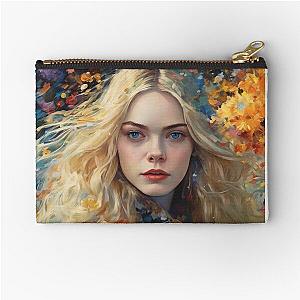 Colorful Picture with Elle Fanning Zipper Pouch