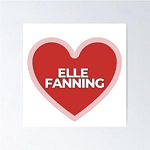I Heart Elle Fanning Poster