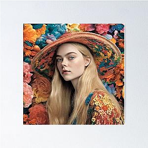 Flower World With Elle Fanning Poster