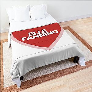 I Heart Elle Fanning Comforter