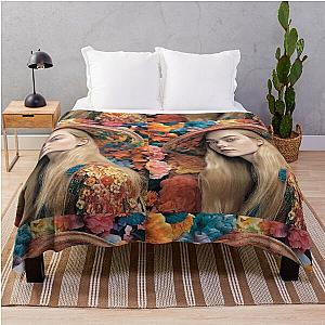 Flower World with Elle Fanning Throw Blanket