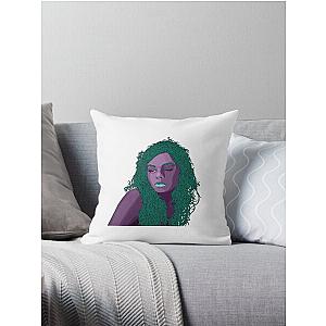 Elle Fanning in the Neon Demon Throw Pillow
