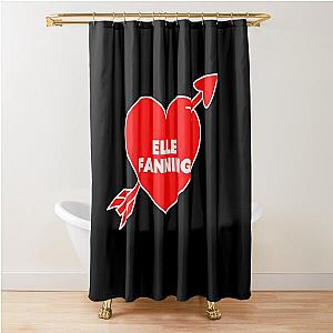 In Love With Elle Fanning Shower Curtain