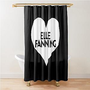Love by Elle Fanning Shower Curtain
