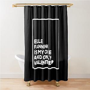 Elle Fanning is my one Valentine Shower Curtain