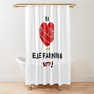 In a Relationship with Elle Fanning Shower Curtain