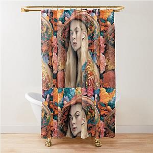 Flower world Elle Fanning Shower Curtain