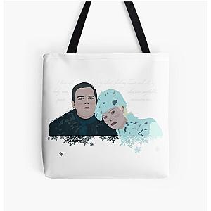 The Great Season 3 Nicholas Hoult Elle Fanning Ice Art All Over Print Tote Bag
