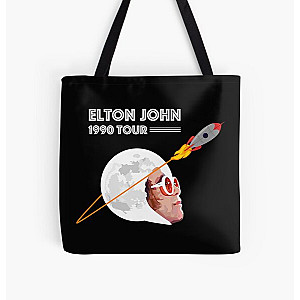 Elton John Elton John Elton John All Over Print Tote Bag RB3010