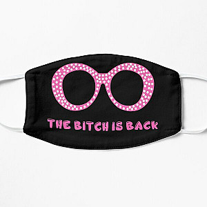 Pink glasses the bitch is back Farewell elton john gift for fans and lovers Flat Mask RB3010