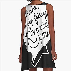 Elvis Presley I can't help Falling in Love 2 A-Line Dress