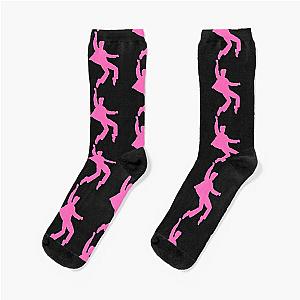 Elvis Presley Pink Elvis Socks