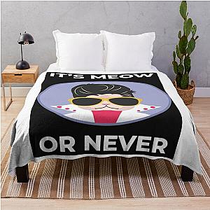 Elvis Presley Elvis Presley Cat  Throw Blanket