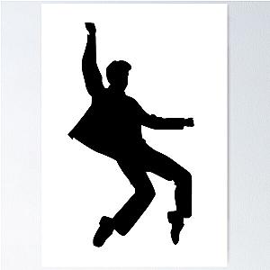 elvis silhouette Poster RB0712