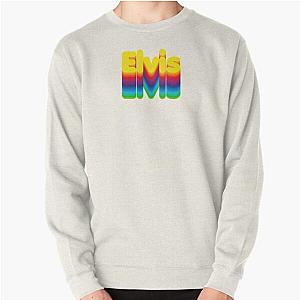 Rainbow Layers Elvis Name Label Pullover Sweatshirt RB0712