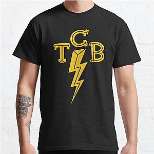 Elvis  The King of Rock n roll TCB   Classic TShirt RB0712