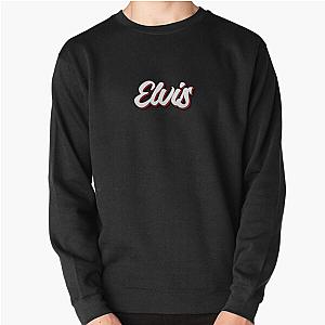 Retro Elvis Name Label (Black) Pullover Sweatshirt RB0712