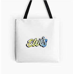 Graffiti Pastel Rainbow Elvis Name Label All Over Print Tote Bag RB0712