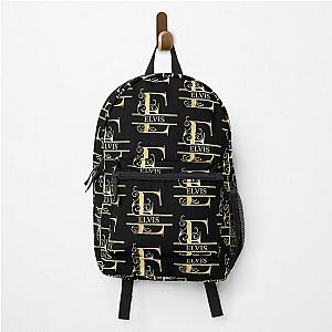 Elvis Name   Monogram Letter E The Elvis Name Gift For Elvis Backpack RB0712