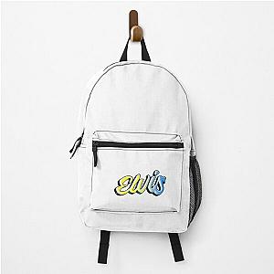 Graffiti Pastel Rainbow Elvis Name Label Backpack RB0712