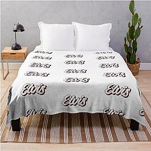 Retro Elvis Name Label Throw Blanket RB0712