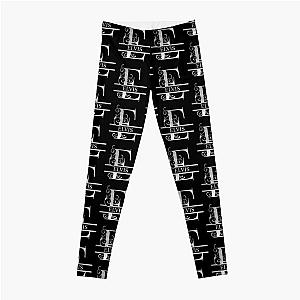 Elvis Name  Silver Metallic Style  Monogram Letter E The Elvis Name Gift For Elvis Leggings RB0712