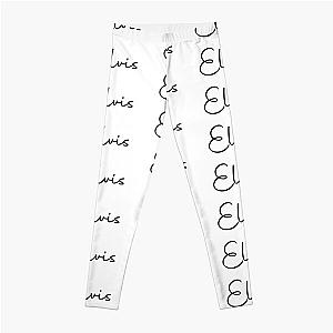 Elvis Cursive Name Label Leggings RB0712