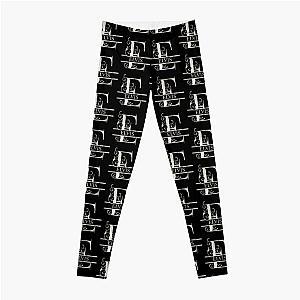 Elvis Name  Wood Style  Monogram Letter E The Elvis Name Gift For Elvis Leggings RB0712