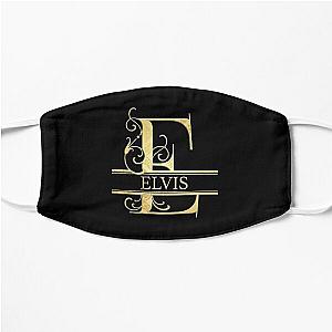 Elvis Name   Monogram Letter E The Elvis Name Gift For Elvis Flat Mask RB0712