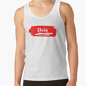 Elvis Name Label  Gift For Male Named Elvis Tank Top RB0712