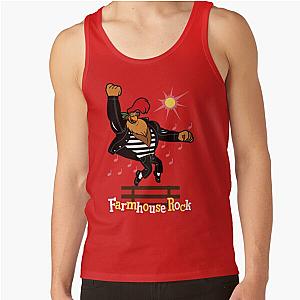 RockADoodle Farmhouse Rock Elvis Jailhouse Rock Inspired 90's Cartoon Tank Top RB0712