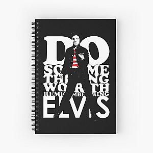 Cute Asian Woman elvis presley Spiral Notebook