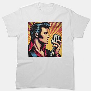 Elvis Presley Pop Art Iconic Rock Star Art  Classic T-Shirt