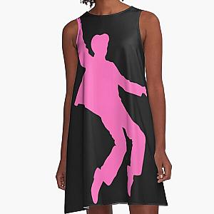 Elvis Presley Pink Elvis A-Line Dress