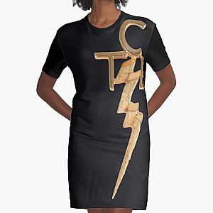 Elvis Presley Taking Care Of Elvis Pendant Graphic T-Shirt Dress