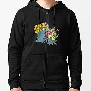 Elvis Presley Elvis _ Gator Got Yer Granny Zipped Hoodie