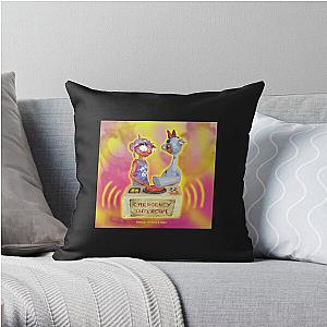 Emergency Intercom Sticker Throw Pillow RB2305