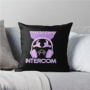 Emergency Intercom - Vintage Throw Pillow RB2305